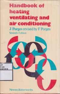 Image of Handbook Of Heating Ventilating and Air Conditioning