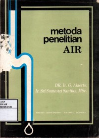 Image of Metode Penelitian Air