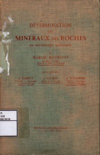 Image of Determination Des Mineraux Des Roches au Microscope Polarisant