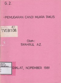 Image of Pemugaran Candi Muara Takus
